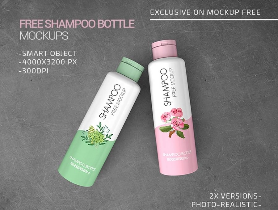 Shampoo Bottle PSD MockUps