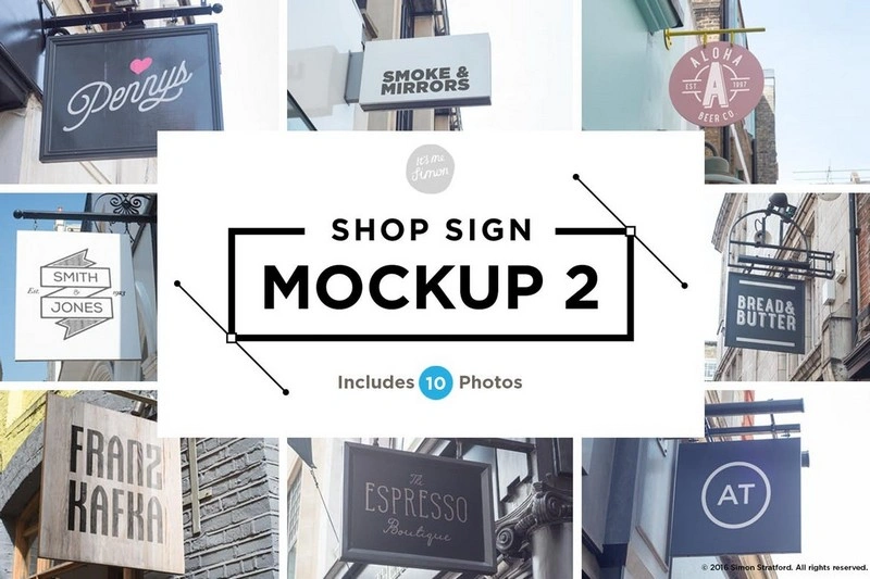 Shop Sign Mockups 2