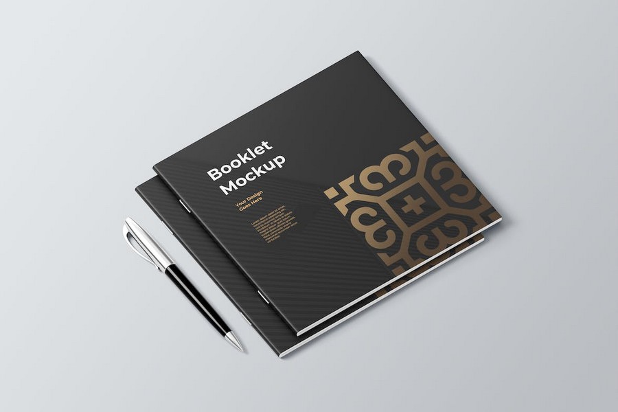 Simple Booklet Mockup
