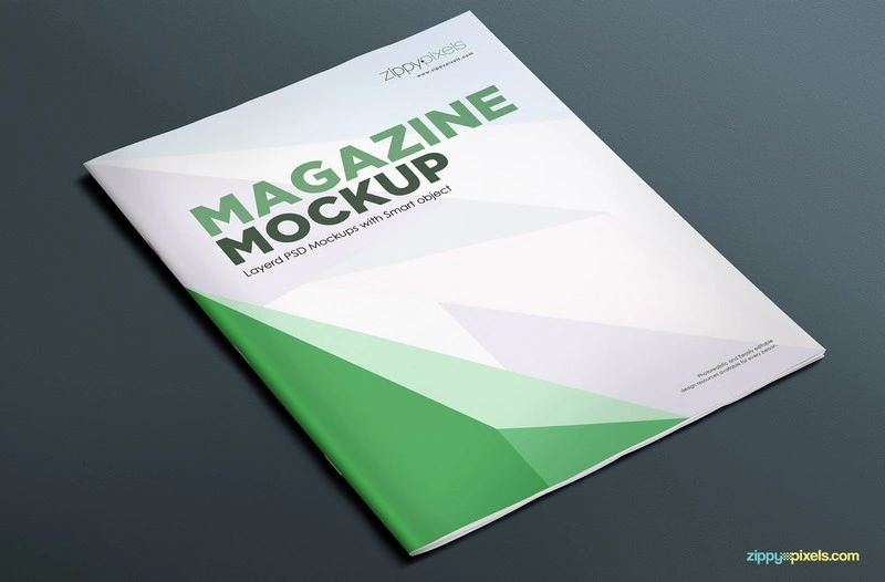 Simple & Clean Magazine Mockup Collection (17)