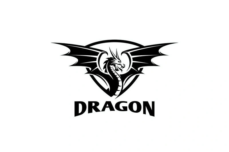 Simple Dragon Logo Design