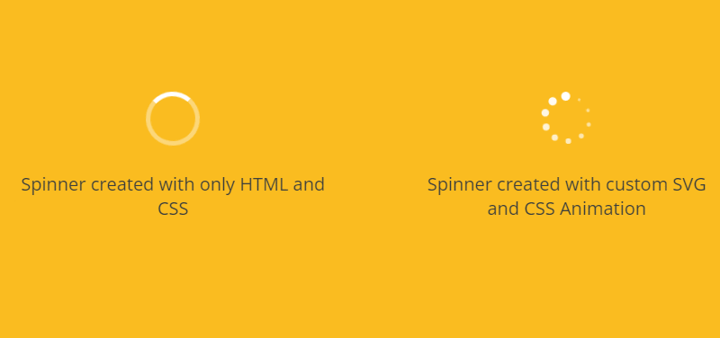 Simple SVG Loading Spinners