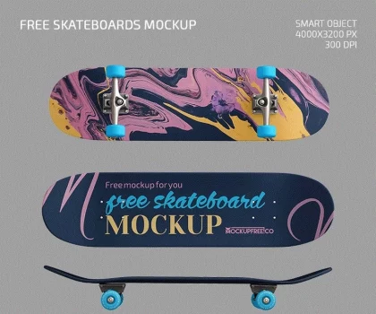 Skateboard Mockups