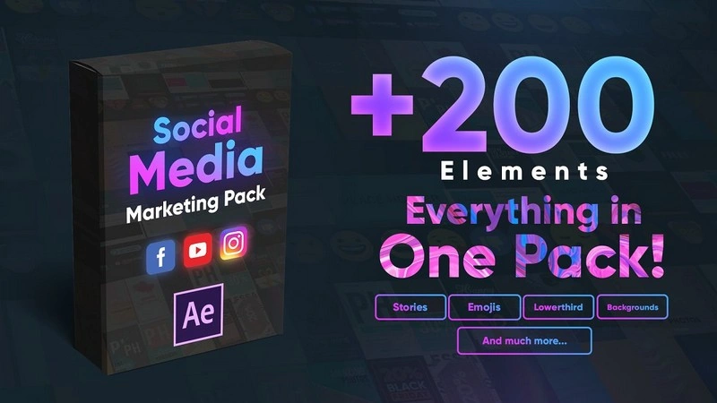 Social Media Marketing Pack-AE