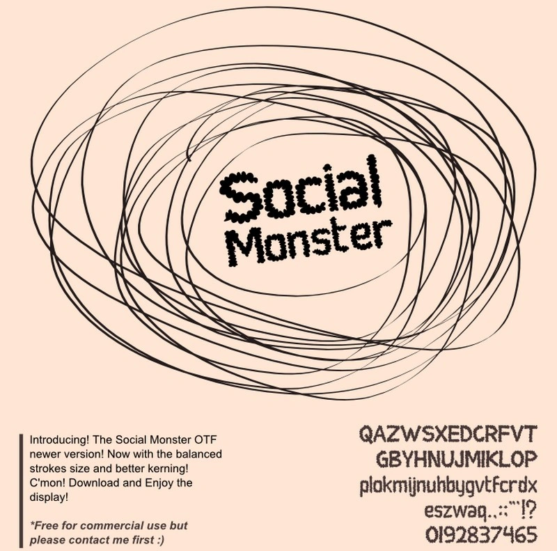 Social Monster Font