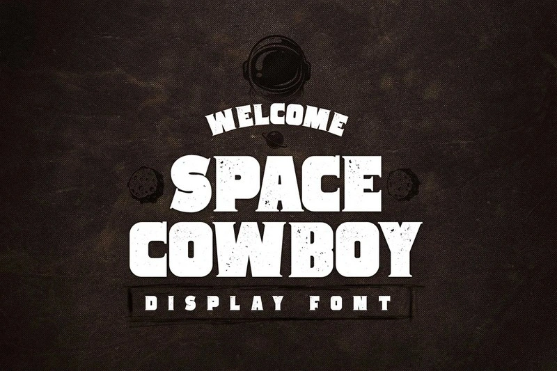 Space Cowboy Serif Aged and Clean
