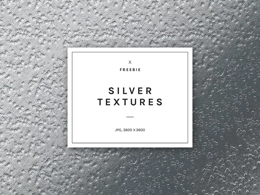 Sparkly Silver Foil Textures