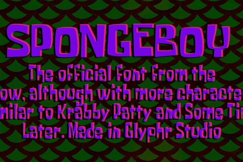 Spongeboy Font