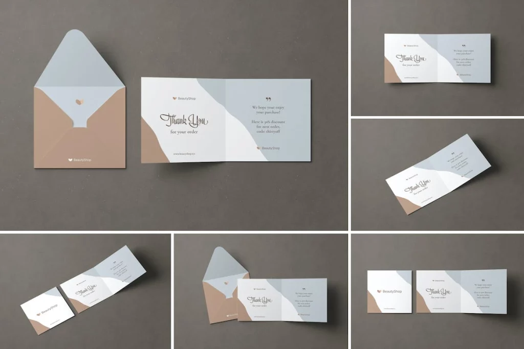Square Invitation and Greeting Card 