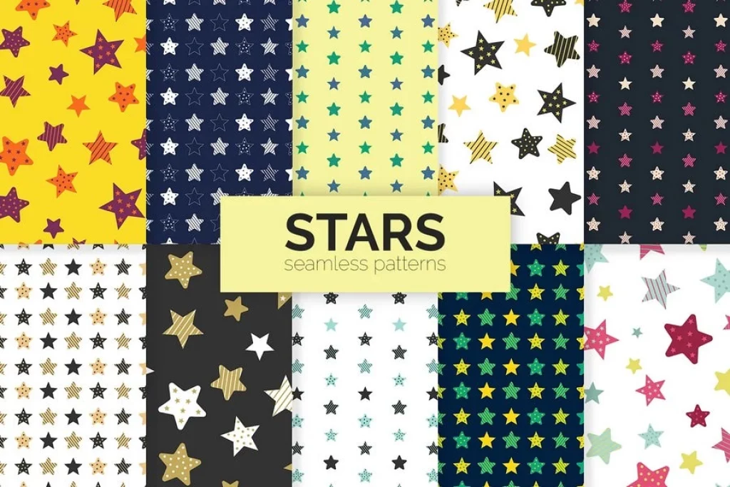 Stars Seamless Patterns