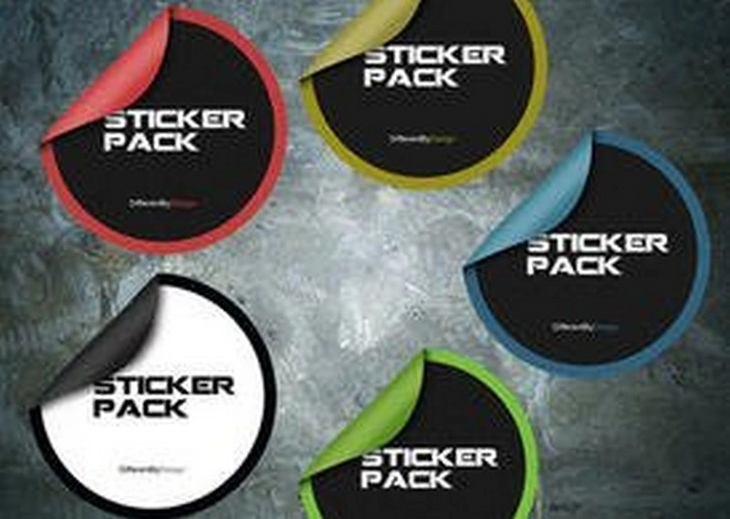 Sticker Pack Custom Mockups