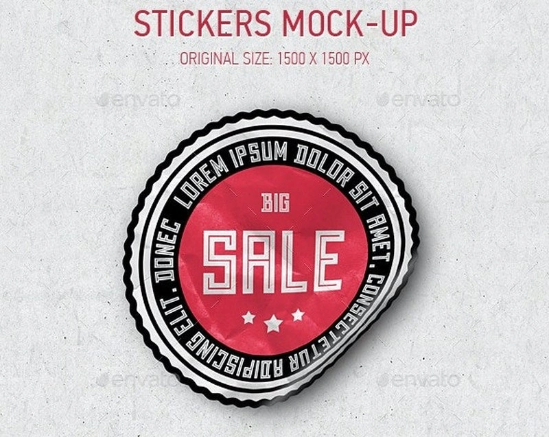 Stickers / Logo Mock-Up