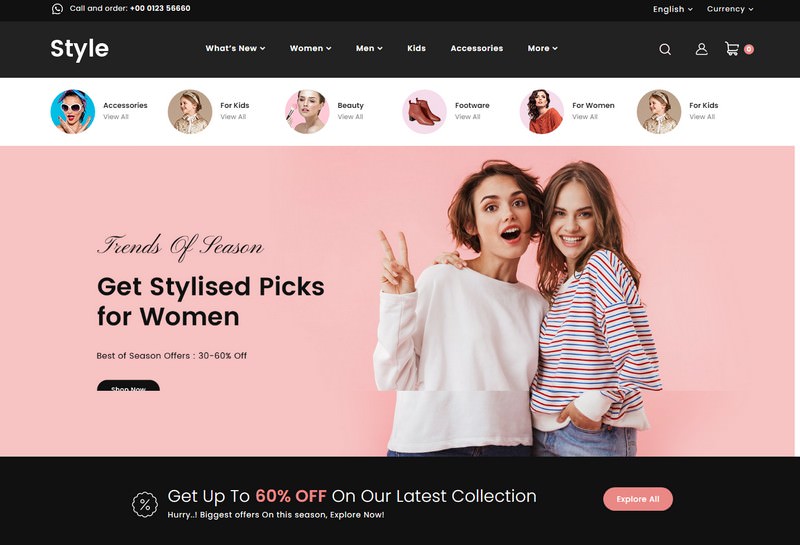 Style – Fashion and Beauty Multipurpose Opencart Store