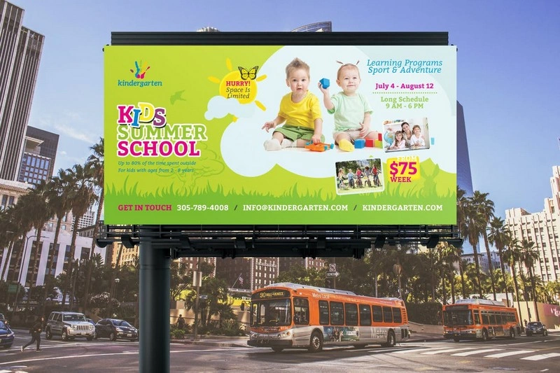 Summer School Billboard Mock-up