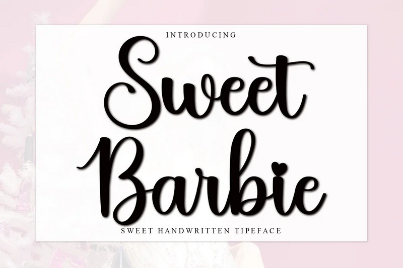 Sweet Barbie - Handwriting Font