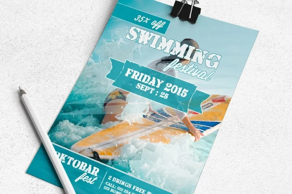 Swiming Festival Flyer