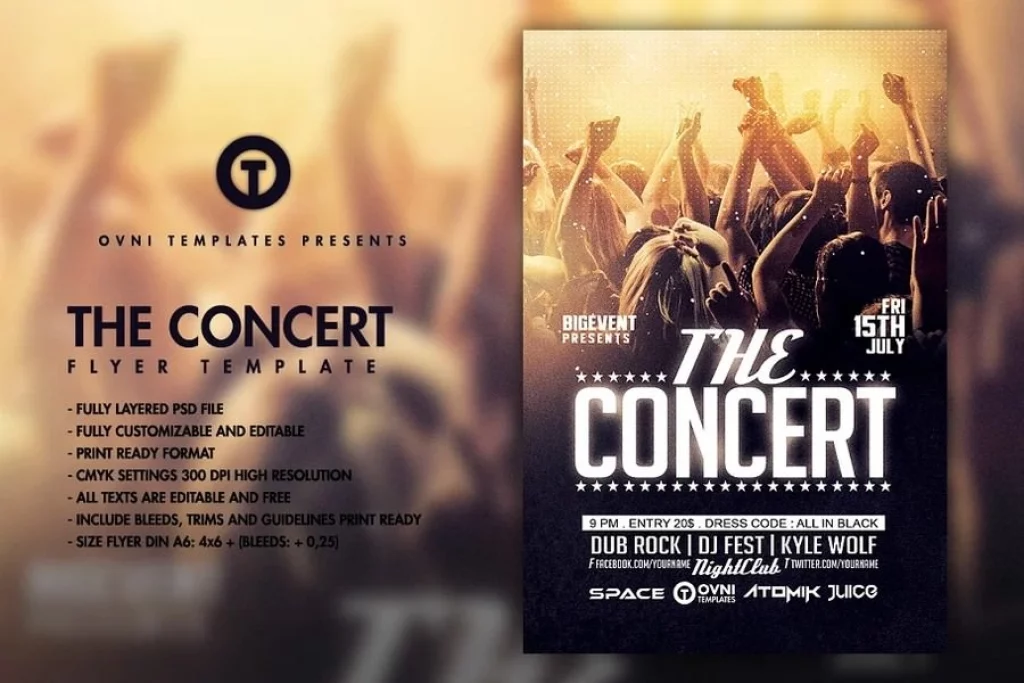 THE CONCERT BAND Flyer Template