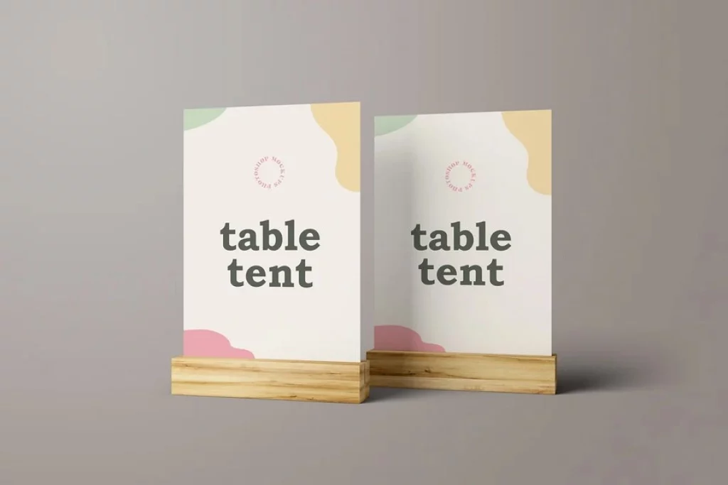 Table Tent Mockups