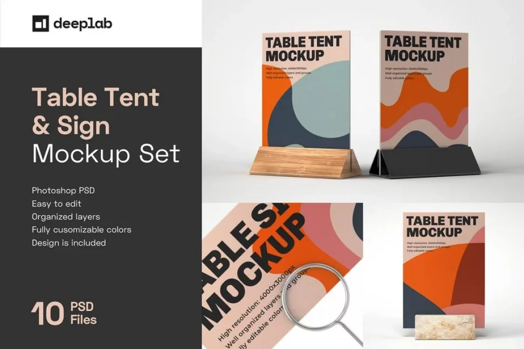 Table Tent and Sign 