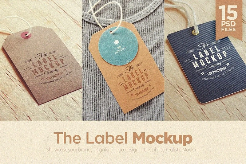 Tags / Labels Logo Mockup