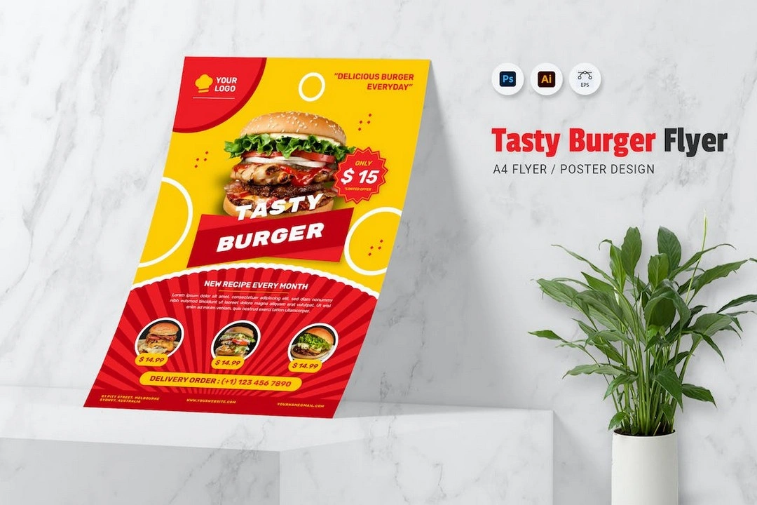 Tasty Burger Flyer