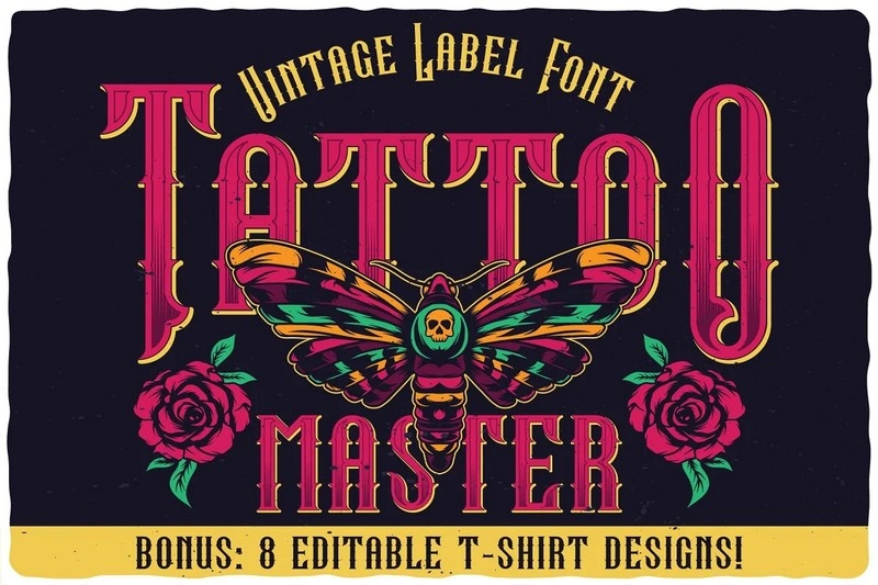 Tattoo Master Label Font