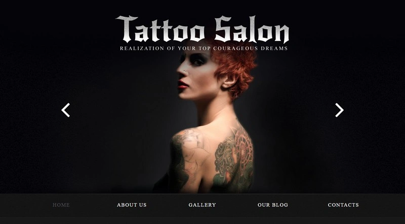 Tattoo Salon Responsive Joomla Template