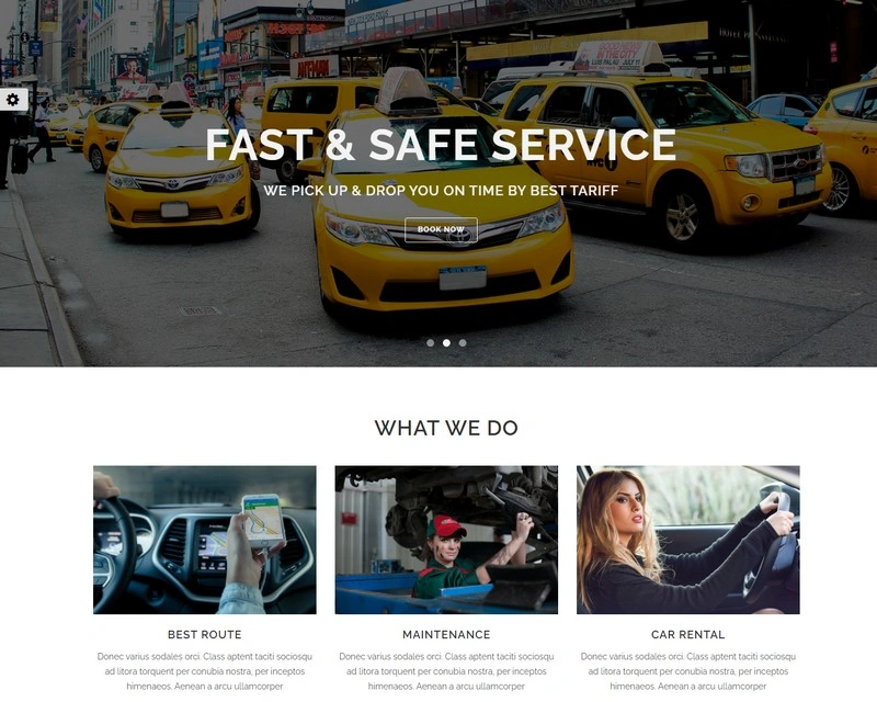 Taxi - Multipurpose Responsive HTML Template