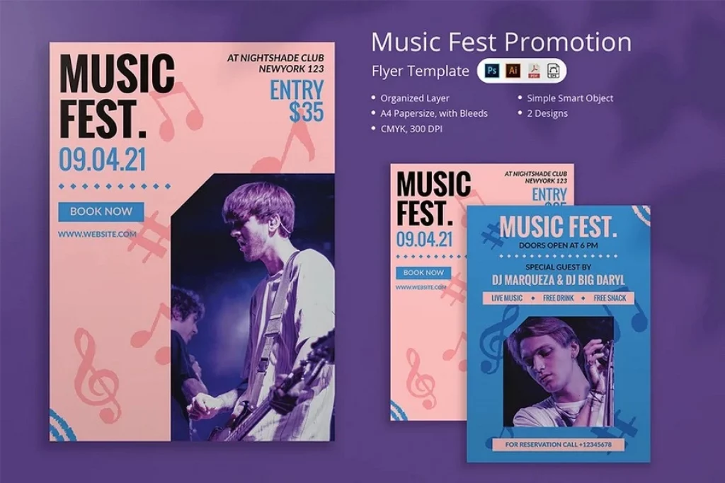 Tesica - Music Fest Flyer