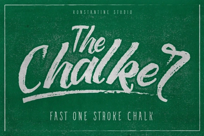 The Chalker Chalk lettering font