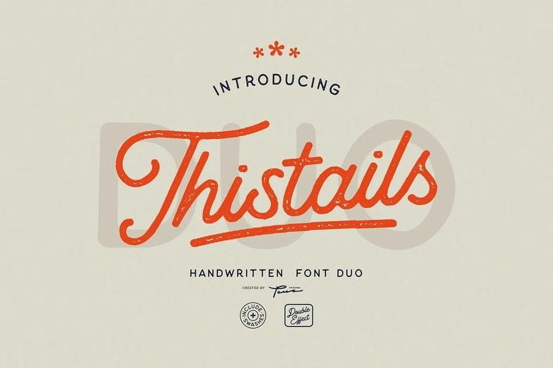 Thistails Font Duo