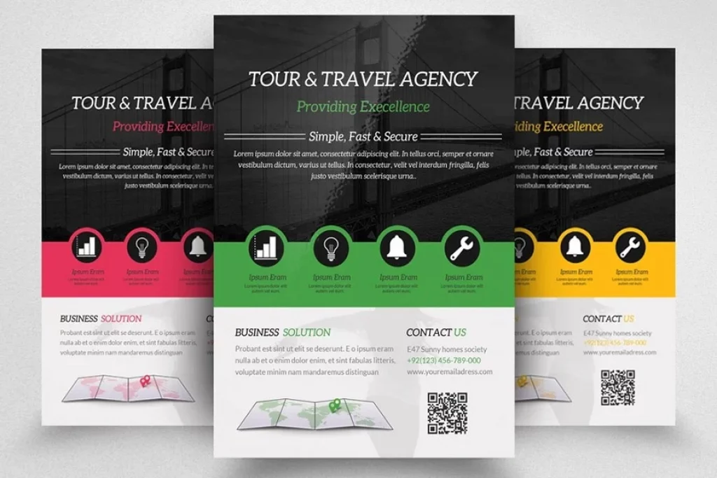 Travel Agency Flyer Template # 2