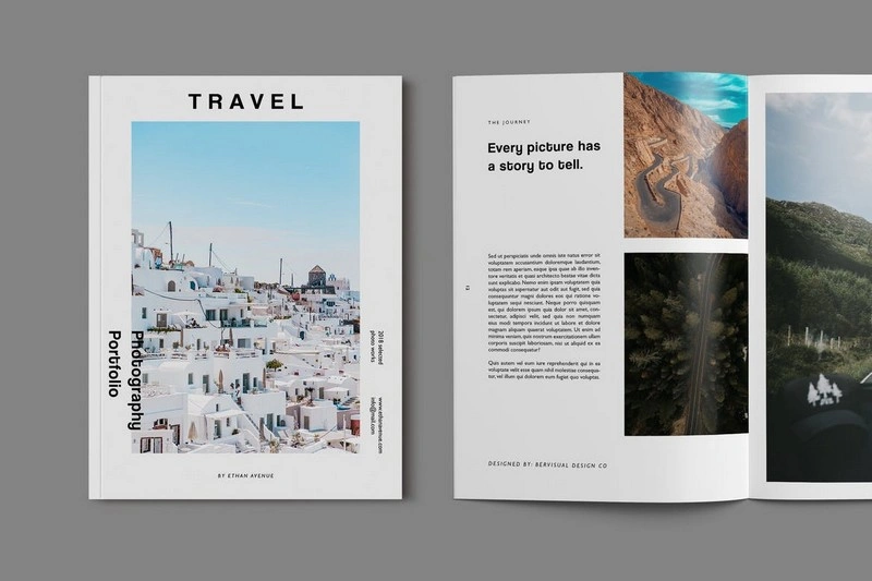 Travel Photography Brochure Template