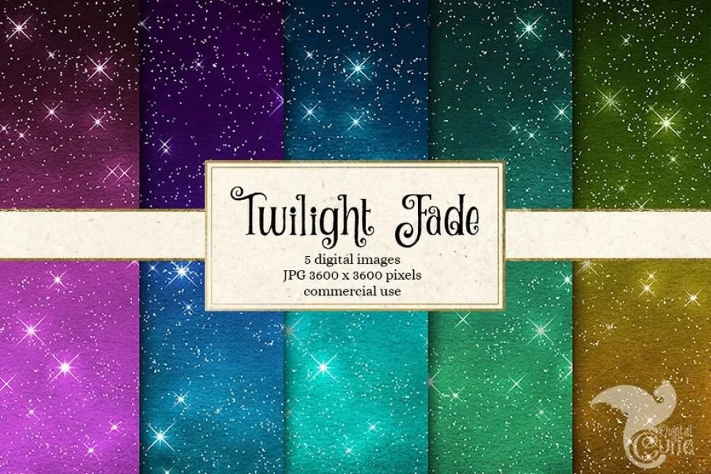 Twilight Fade - Ombre Star Textures
