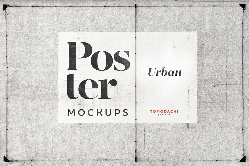 Urban Poster Mock-Up Kit