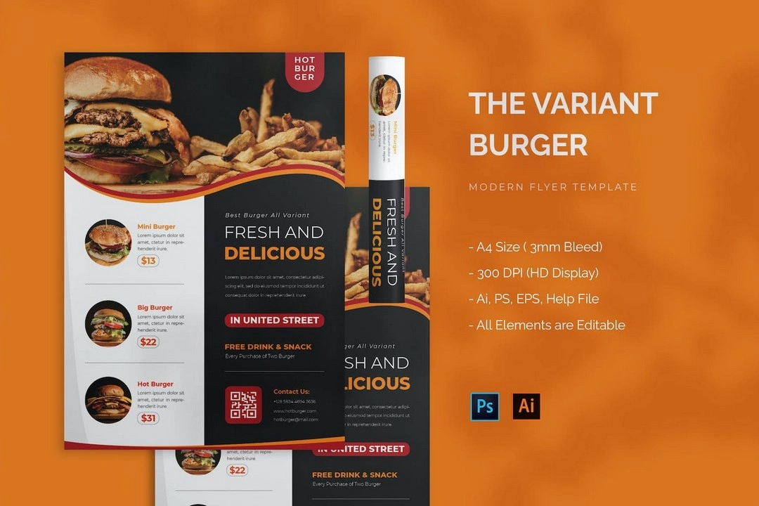 Variant Burger - Flyer