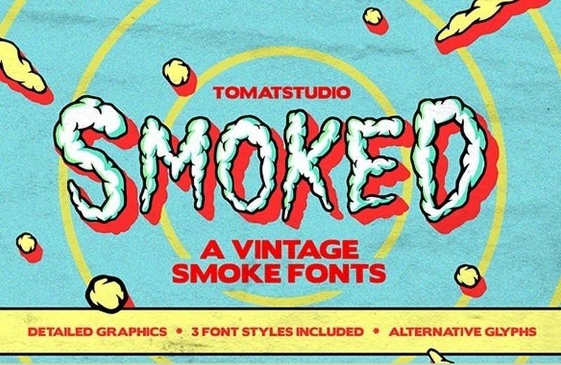 Vintage Smoke Fonts