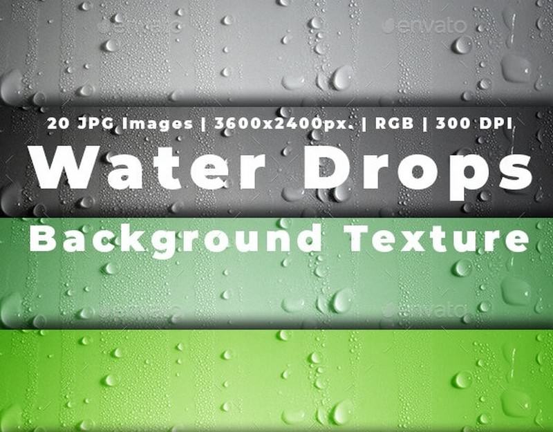 Water Drops Background Texture