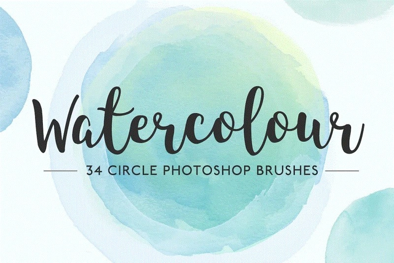 Watercolor Circle Brushes