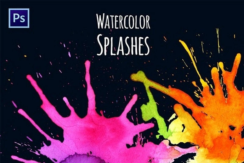 Watercolor Splash Brushes