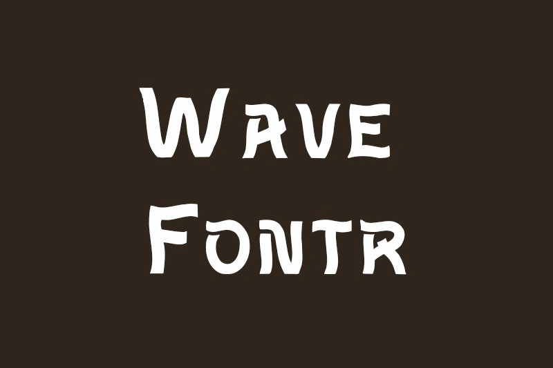 Wave Font by Rick Mueller