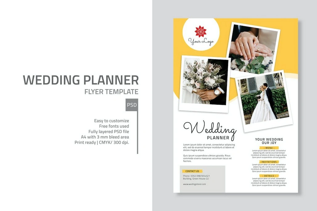 Wedding Planner Flyer Template