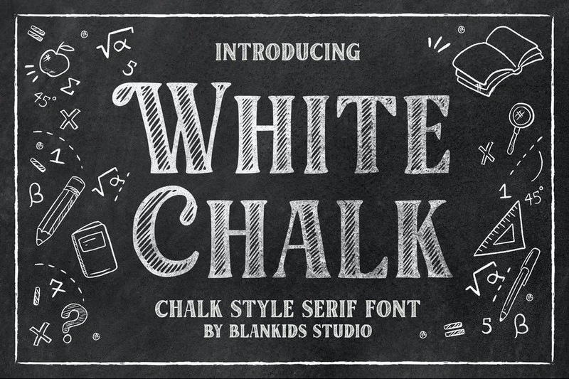 White Chalk Serif Font