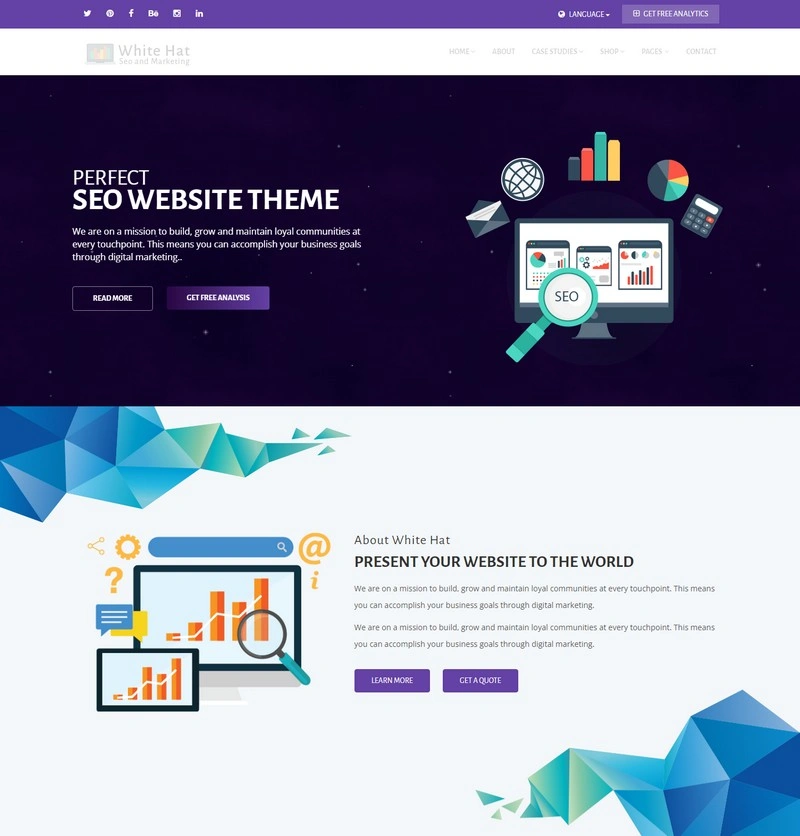 WhiteHat - SEO and Digital Marketing Template