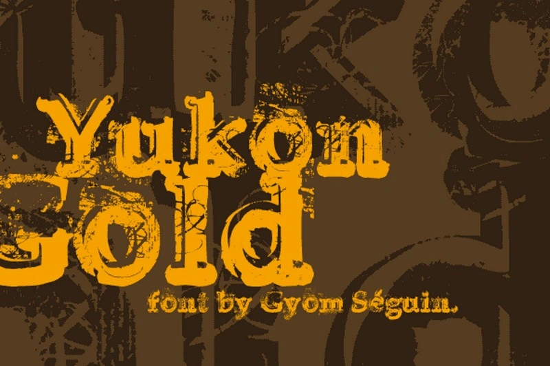 Yukon Gold Font