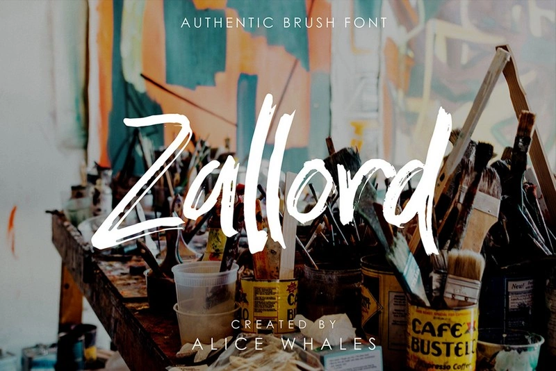 Zallord - Brush Font