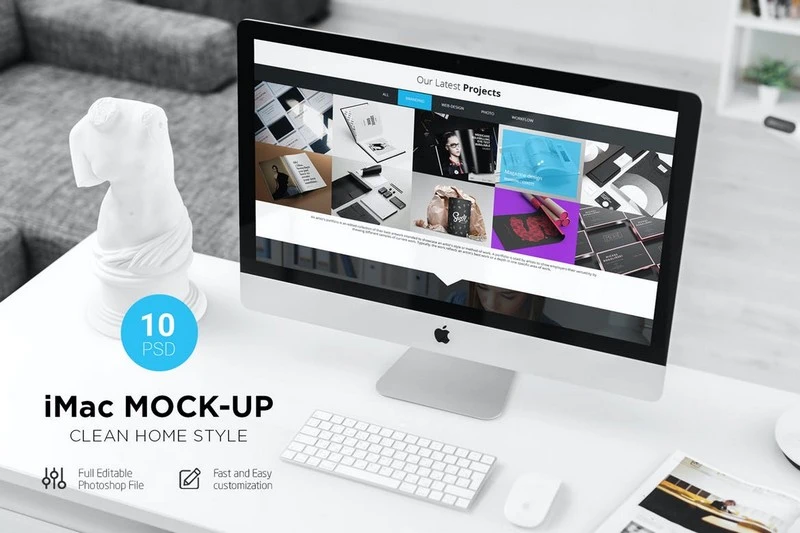 iMac Desk Mock-Up