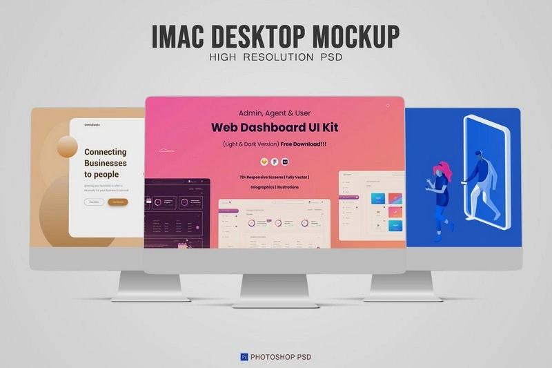 iMac Desktop Mockup